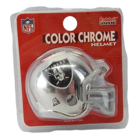 New Riddle Sports Mini Color Chrome Football Helme - Picture 8 of 16